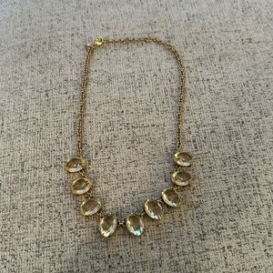 Jcrew oval jewel necklace